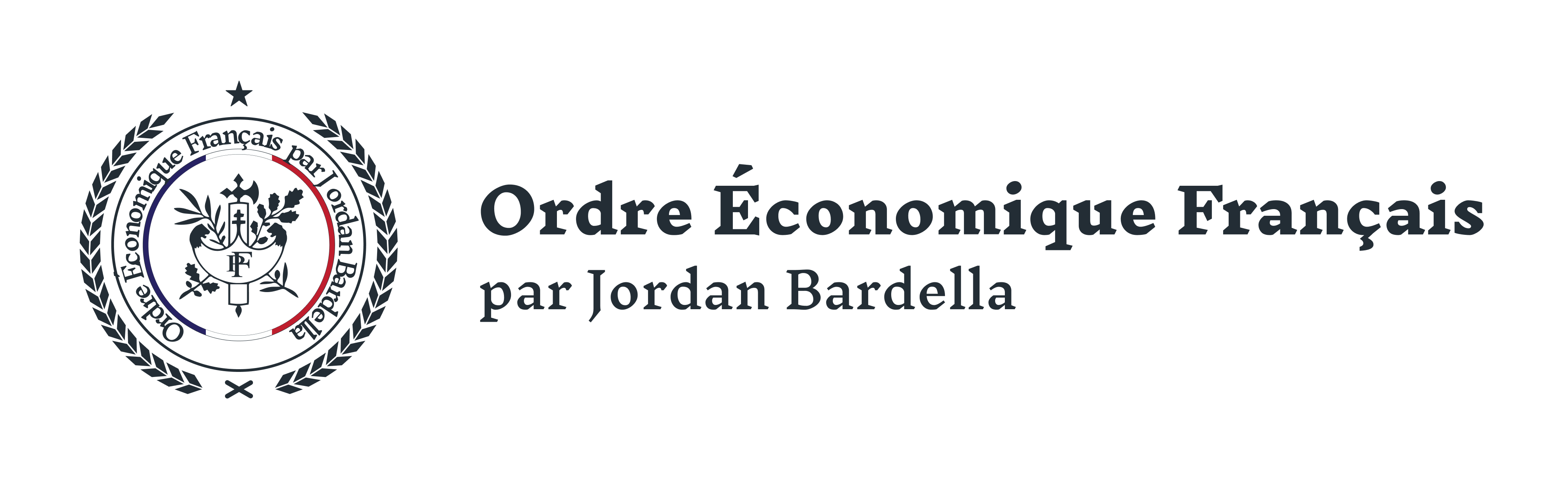 Ordre Économique Français par Jordan Bardella logo